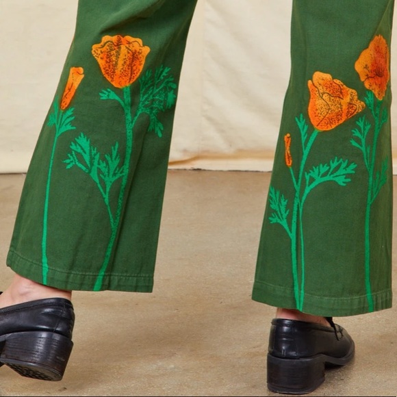 Big Bud California Poppy Western Pants - Picture 3 of 3